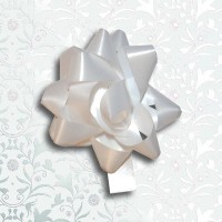 Mini Gift Bows - White